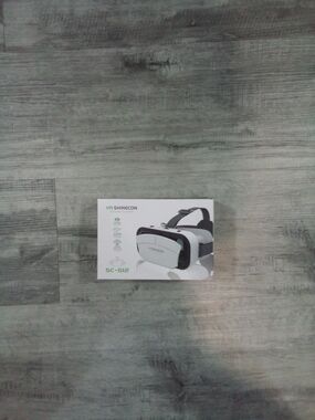 SC-G12 White Smartphone VR Headset - Comfortable Mobile VR